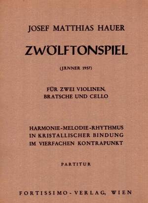 Hauer, J M: Zwölftonspiel (30. Jänner 1957)