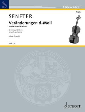 Senfter, Johanna: Variations D minor op. 94