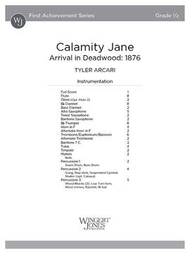 Arcari, T: Calamity Jane (Score)