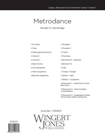 Standridge, R: Metrodance (Class Set)