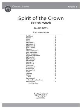 Roth, J: Spirit of the Crown (Score)