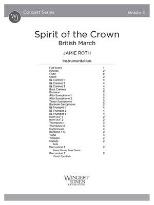 Roth, J: Spirit of the Crown (Score)