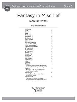Nitsch, J K: Fantasy in Mischief (Score)