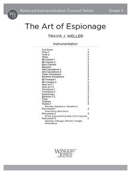 Weller, T: The Art of Espionage (Score)