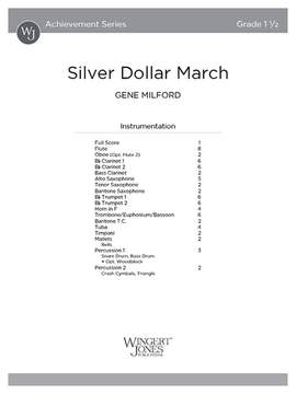 Milford, G: Silver Dollar March (Score)