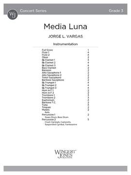 Vargas, J L: Media Luna (Score)