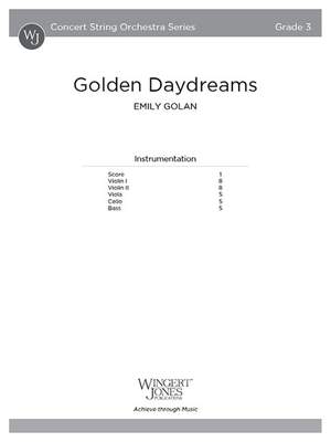 Golan, E: Golden Daydreams (Score)