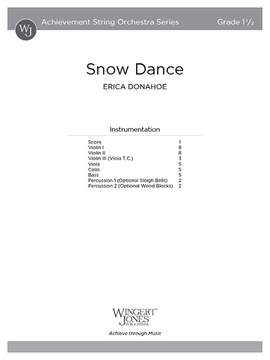 Donahoe, E: Snow Dance (Score)