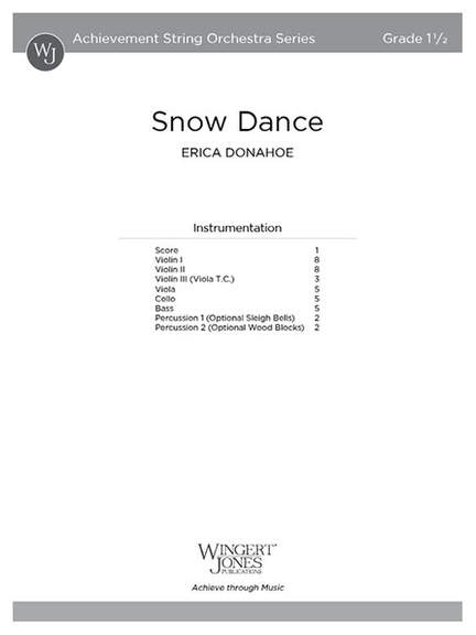 Donahoe, E: Snow Dance (Score)