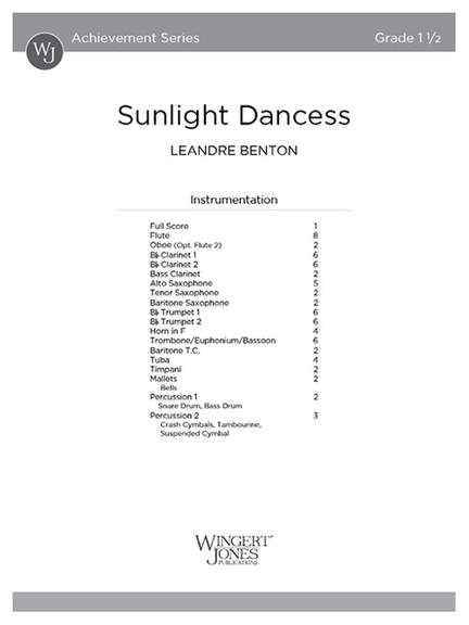Benton, L: Sunlight Dances (Score)