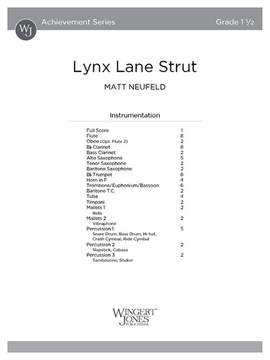 Neufeld, M: Lynx Lane Strut (Score)