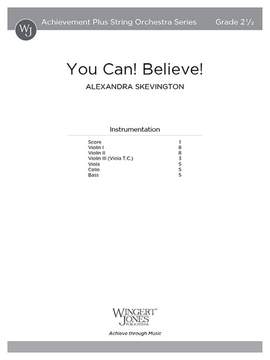 Skevington, A: You Can! Believe! (Score)