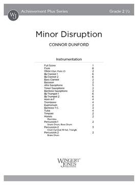 Dunford, C: Minor Disruption (Score)