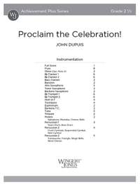 Dupuis, J: Proclaim the Celebration! (Score)