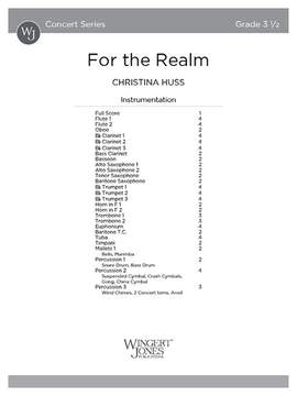 Huss, C: For the Realm (Score)