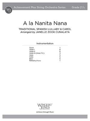 Cunalata, J Z: A la Nanita Nana (Score)