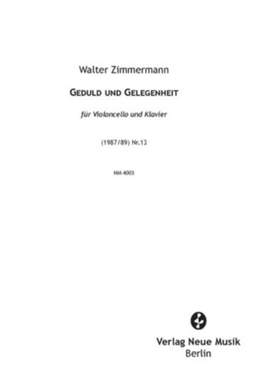 Zimmermann, W: Geduld und Gelegenheit