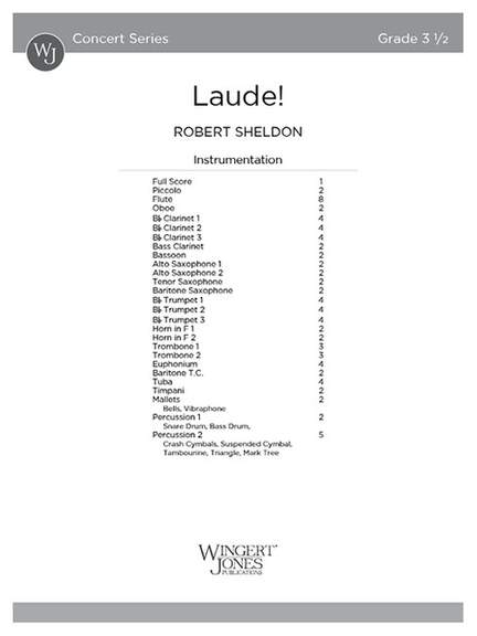 Sheldon, R: Laude! (Score)