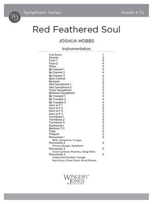 Hobbs, J: Red Feathered Soul (Score)