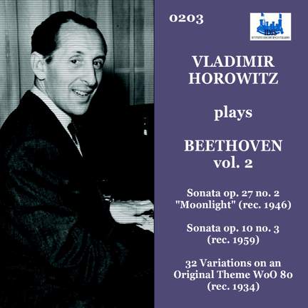Horowitz Plays Beethoven, Vol. 2