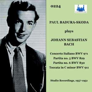 Paul Badura - Skoda plays Johann Sebastian Bach