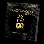 DR Strings Black Dragon Coated Stainless Steel Bass Medium Multi Scale - 6 String Product Image