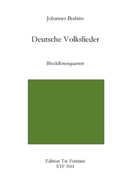 Brahms, J: Deutsche Volkslieder