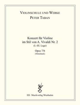 Taban, P: Konzert im Stil von A. Vivaldi 2 op. 7b op. 7b