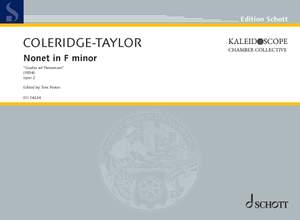 Coleridge-Taylor, Samuel: Nonet in F minor op. 2