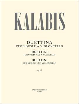Kalabis, Viktor: Duettini for Violin and Cello Op67