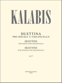 Kalabis, Viktor: Duettini for Violin and Cello Op67
