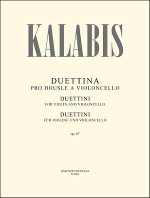 Kalabis, Viktor: Duettini for Violin and Cello Op67