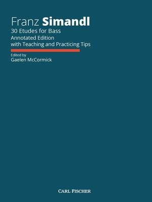 Simandl, F: 30 Etudes for Bass