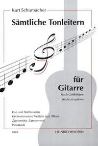Schumacher, K: Sämtliche Tonleitern für Gitarre