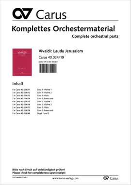 Vivaldi, Antonio: Lauda Jerusalem