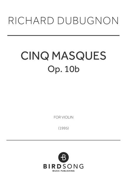 Richard Dubugnon: Cinq Masques