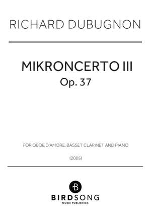 Richard Dubugnon: Mikroncerto III