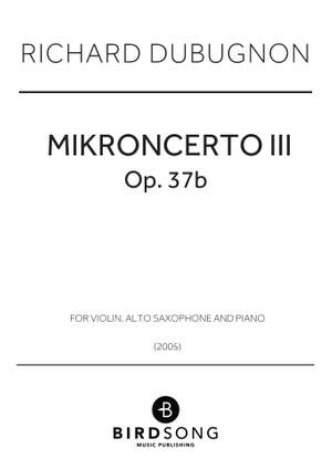 Richard Dubugnon: Mikroncerto IIIb