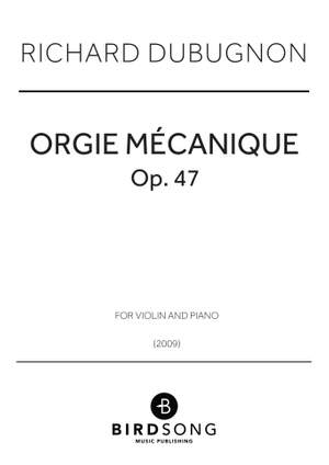 Richard Dubugnon: Orgie mécanique
