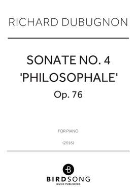 Richard Dubugnon: Sonate No.4 "Philosophale"