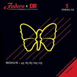 Fodera x DR Strings Bass Nickel Medium Short Scale - 5 String