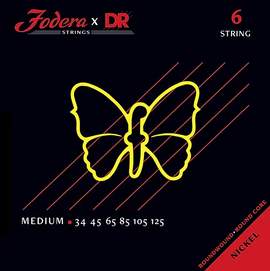 Fodera x DR Strings Bass Nickel Medium - 6 String