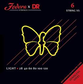 Fodera x DR Strings Bass Nickel Light Short Scale - 6 String