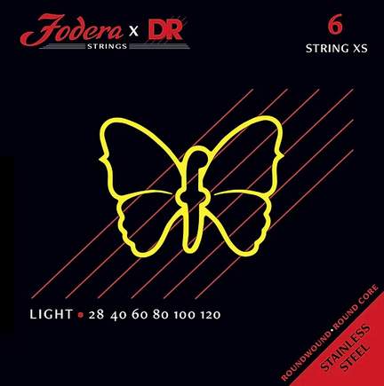 Fodera x DR Strings Bass Nickel Light Short Scale - 6 String