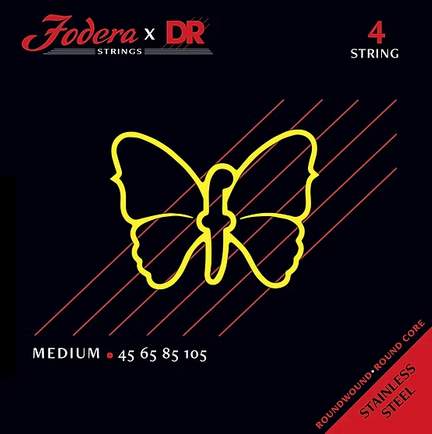 Fodera x DR Strings Bass Stainless Steel Medium - 4 String