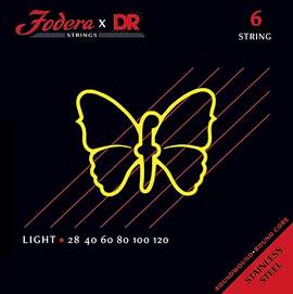 Fodera x DR Strings Bass Stainless Steel Light - 6 String
