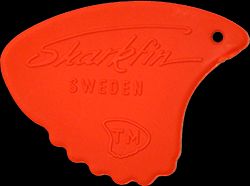 Sharkfin Pick - Relief Extra Soft Red - 25 Pack
