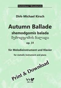 Kirsch, D: Autumn Ballade op. 31 op. 31