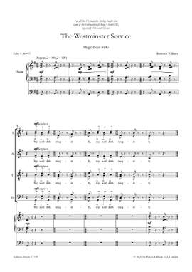 Williams, Roderick: The Westminster Service (SATB and Organ)