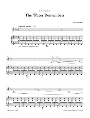 Dove, Jonathan: The Water Remembers